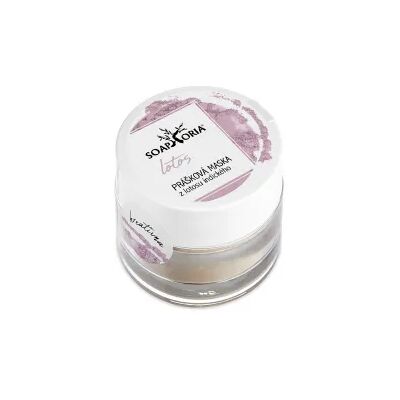 Soaphoria Prášek z lotosových květů na pleťovou masku (antioxidant - zklidnění - antiageing) Soaphoria Prášek z lotosových květů na pleťovou masku (antioxidant - zklidnění - antiageing)
