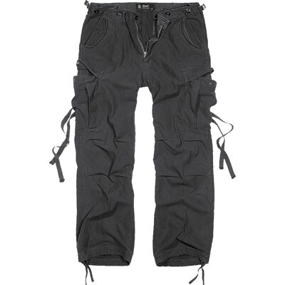 kalhoty pánské BRANDIT - M65 Vintage Trouser Black - 1001/2 L - Černá - male kalhoty pánské BRANDIT - M65 Vintage Trouser Black - 1001/2 L - Černá - male