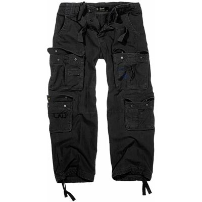 kalhoty pánské BRANDIT - Pure Vintage Trouser Black 4XL - Černá - male kalhoty pánské BRANDIT - Pure Vintage Trouser Black 4XL - Černá - male