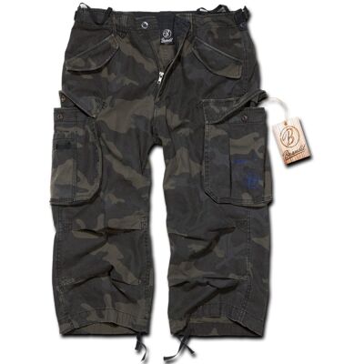 kraťasy pánské 3/4 BRANDIT - Industry Vintage Darkcamo - 2003/4 XL - Šedá - male kraťasy pánské 3/4 BRANDIT - Industry Vintage Darkcamo - 2003/4 XL - Šedá - male