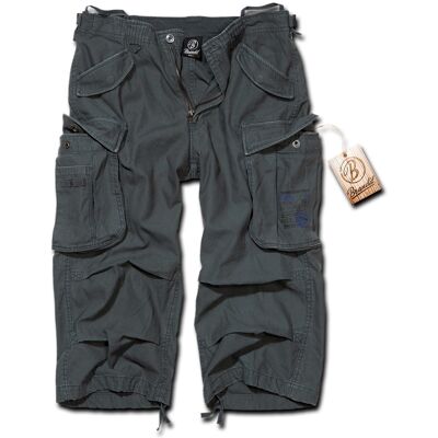 kraťasy pánské 3/4 BRANDIT - Industry Vintage Anthracite - 2003/5 S - Šedá - male kraťasy pánské 3/4 BRANDIT - Industry Vintage Anthracite - 2003/5 S - Šedá - male