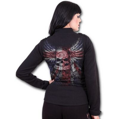 mikina bez kapuce dámské - Union Crest - SPIRAL - E013G403 XL - Černá - female mikina bez kapuce dámské - Union Crest - SPIRAL - E013G403 XL - Černá - female