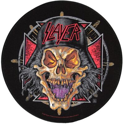 nášivka velká Slayer - Wehrmacht Circular - RAZAMATAZ - BP0748 - Černá - male nášivka velká Slayer - Wehrmacht Circular - RAZAMATAZ - BP0748 - Černá - male