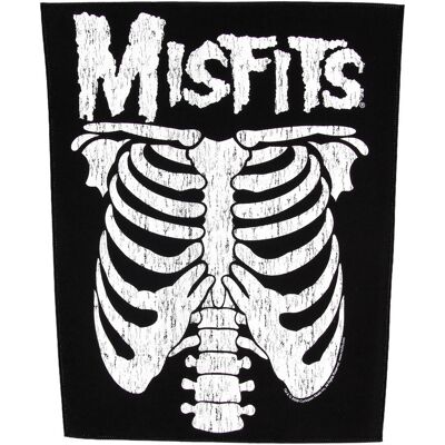 nášivka velká Misfits - Bibcage - RAZAMATAZ - BP0792 - Černá - male nášivka velká Misfits - Bibcage - RAZAMATAZ - BP0792 - Černá - male