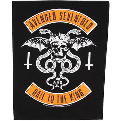 nášivka velká Avenged Sevenfold - Biker - RAZAMATAZ - BP1001 - Černá - unisex nášivka velká Avenged Sevenfold - Biker - RAZAMATAZ - BP1001 - Černá - unisex