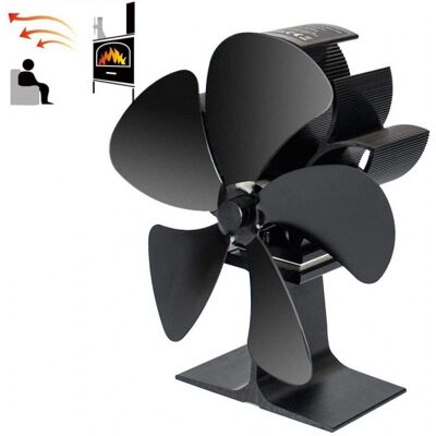 Ventilátor na kamna krby EKOVENT 65-300 °C FLOWER 5 Ventilátor na kamna krby EKOVENT 65-300 °C FLOWER 5