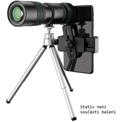 Kandar Monokulární kapesní dalekohled 8-24x30 s držákem na mobil Kandar Monokulární kapesní dalekohled 8-24x30 s držákem na mobil