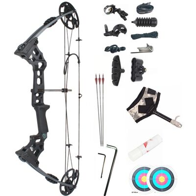 Jinx Nastavitelný kladkový luk Dreamer Black 20-70 lbs s kompletním příslušenstvím 30" Jinx Nastavitelný kladkový luk Dreamer Black 20-70 lbs s kompletním příslušenstvím 30"
