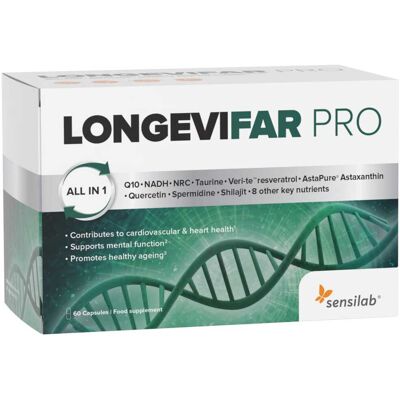 Sensilab LongeviFar PRO – Doplněk stravy s NAD+ Sensilab LongeviFar PRO – Doplněk stravy s NAD+