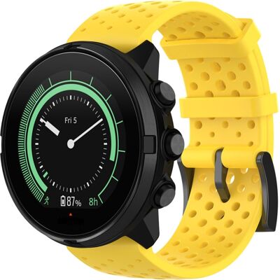 PROTEMIO HOLE Silikonový řemínek pro Suunto 9 / Suunto 7 / Suunto 9 Baro / Suunto Spartan Sport žlutý PROTEMIO HOLE Silikonový řemínek pro Suunto 9 / Suunto 7 / Suunto 9 Baro / Suunto Spartan Sport žlutý