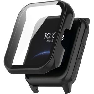 PROTEMIO Plastový kryt s ochrannou fólií pro Realme Watch 2 černý PROTEMIO Plastový kryt s ochrannou fólií pro Realme Watch 2 černý