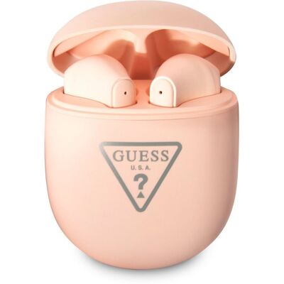 Guess TWS Bluetooth sluchátka - Matná RŮŽOVÁ Guess TWS Bluetooth sluchátka - Matná RŮŽOVÁ