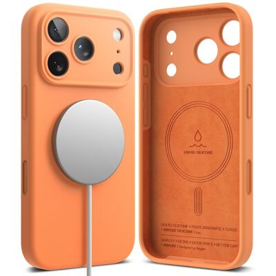 RINGKE SILICONE MAGSAFE Ochranný kryt Apple iPhone 17 Pro Max MANDARINKOVÝ RINGKE SILICONE MAGSAFE Ochranný kryt Apple iPhone 17 Pro Max MANDARINKOVÝ