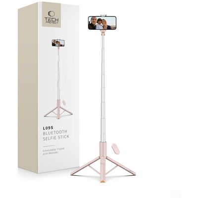 TECH-PROTECT L09S Selfie tyč se stativem PINK TECH-PROTECT L09S Selfie tyč se stativem PINK