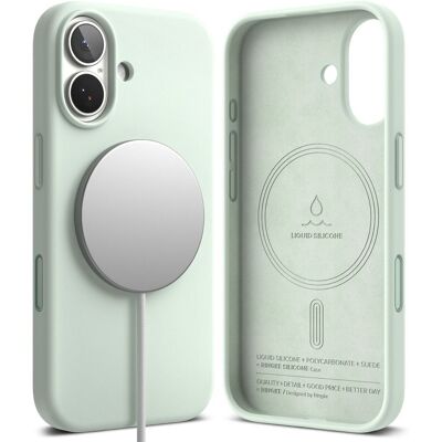 RINGKE SILICONE MAGSAFE Ochranný kryt Apple iPhone 17 LIGHT GREEN RINGKE SILICONE MAGSAFE Ochranný kryt Apple iPhone 17 LIGHT GREEN