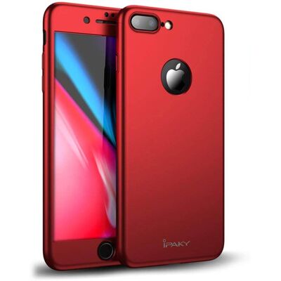 IPAKY 360° Ochranný obal + tvrzené sklo Apple iPhone 7 Plus červený IPAKY 360° Ochranný obal + tvrzené sklo Apple iPhone 7 Plus červený