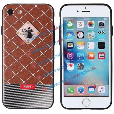 REMAX ELEGANCE Ochranný obal Apple iPhone 7 / iPhone 8 BROWN REMAX ELEGANCE Ochranný obal Apple iPhone 7 / iPhone 8 BROWN