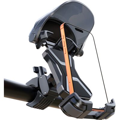 JOYROOM JR-ZS528 Držák na kolo se sluneční clonou pro telefony 4,7 - 7" černý JOYROOM JR-ZS528 Držák na kolo se sluneční clonou pro telefony 4,7 - 7" černý