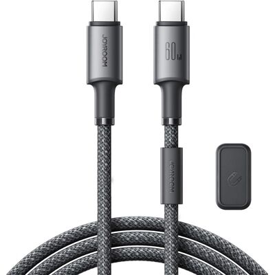Joyroom S-A50 Unlimited Series 60W Usb-C Kabel - Magnetický Organizér 1,2M - Šedá Joyroom S-A50 Unlimited Series 60W Usb-C Kabel - Magnetický Organizér 1,2M - Šedá