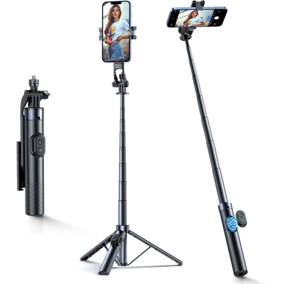 WOZINSKY WC1Y30S Teleskopická selfie tyč a stativ (Tripod) 130cm černá WOZINSKY WC1Y30S Teleskopická selfie tyč a stativ (Tripod) 130cm černá
