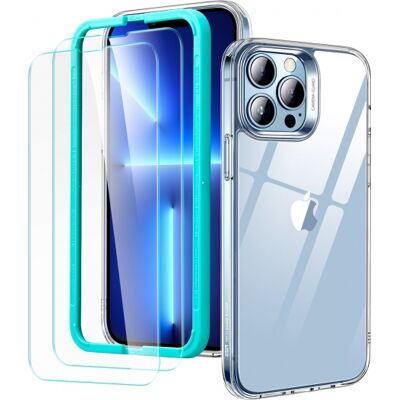 Hybridní pouzdro a tvrzené sklo ESR pro iPhone 13 Pro Hybridní pouzdro a tvrzené sklo ESR pro iPhone 13 Pro