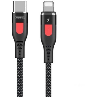 Kabel USB-C na Lightning Remax Lesu Pro 1m - Černý Kabel USB-C na Lightning Remax Lesu Pro 1m - Černý