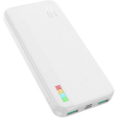 Powerbanka Joyroom JR-T016 10000mAh Bílá Kompaktní Cestovní Nabíječka Powerbanka Joyroom JR-T016 10000mAh Bílá Kompaktní Cestovní Nabíječka