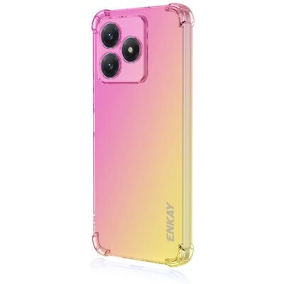 IMAK ENKAY Gradientový ochranný kryt pro Honor X5c Plus PINK-GOLD IMAK ENKAY Gradientový ochranný kryt pro Honor X5c Plus PINK-GOLD