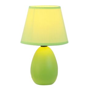 KONDELA Keramická stolní lampa QENNY TYP 13, zelená