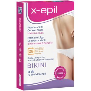 X-Epil - voskové pásky na depilaci - bikini/podpaží - 12 ks X-Epil - voskové pásky na depilaci - bikini/podpaží - 12 ks