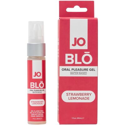 System JO BLO - ochucený orální gel, jahoda-limonáda (30 ml) System JO BLO - ochucený orální gel, jahoda-limonáda (30 ml)