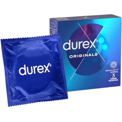 Durex Originals - kondomy - 3 ks Durex Originals - kondomy - 3 ks