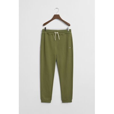 TEPLÁKY GANT SHIELD SWEAT PANT WASHED OLIVE 176 male TEPLÁKY GANT SHIELD SWEAT PANT WASHED OLIVE 176 male