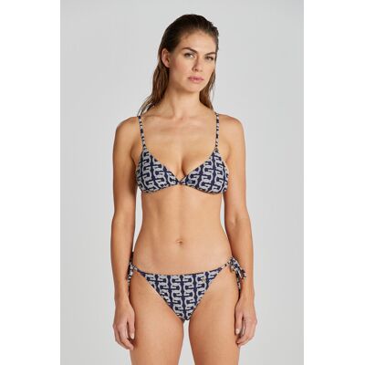 PLAVKY GANT G PATTERN TRIANGLE VRCHNÍ DÍL EVENING BLUE XS female PLAVKY GANT G PATTERN TRIANGLE VRCHNÍ DÍL EVENING BLUE XS female