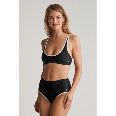 PLAVKY GANT HIGH WAIST BIKINI HIPSTER SPODNÍ DÍL BLACK XS female PLAVKY GANT HIGH WAIST BIKINI HIPSTER SPODNÍ DÍL BLACK XS female