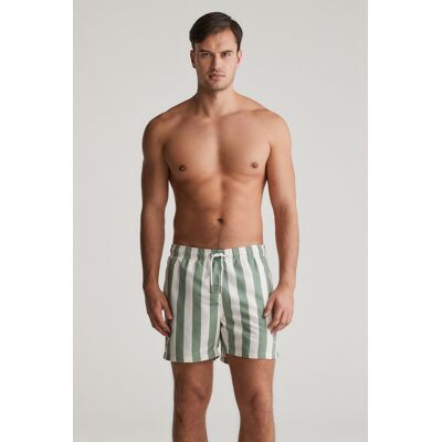 PLAVKY GANT BLOCK STRIPE SWIM SHORTS KALAMATA GREEN S male PLAVKY GANT BLOCK STRIPE SWIM SHORTS KALAMATA GREEN S male