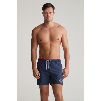 PLAVKY GANT FLAG PRINT SWIM SHORTS MARINE S male PLAVKY GANT FLAG PRINT SWIM SHORTS MARINE S male