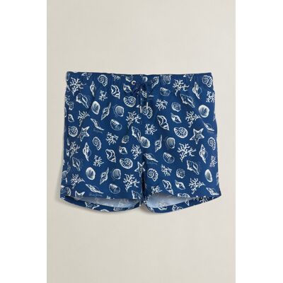 PLAVKY GANT SEASHELLS PRINT SWIM SHORTS RICH NAVY M male PLAVKY GANT SEASHELLS PRINT SWIM SHORTS RICH NAVY M male