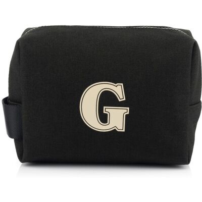 KOSMETICKÁ TAŠKA GANT G BADGE WASH BAG BLACK male KOSMETICKÁ TAŠKA GANT G BADGE WASH BAG BLACK male
