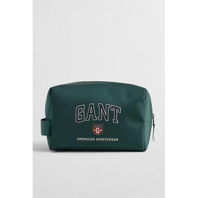 KOSMETICKÁ TAŠKA GANT SHIELD WASH BAG WOODY GREEN male KOSMETICKÁ TAŠKA GANT SHIELD WASH BAG WOODY GREEN male
