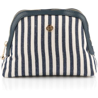 KOSMETICKÁ TAŠKA GANT HICKORY STRIPE MAKE UP BAG EVENING BLUE female KOSMETICKÁ TAŠKA GANT HICKORY STRIPE MAKE UP BAG EVENING BLUE female