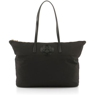 TAŠKA GANT MONOGRAM TOTE BLACK female TAŠKA GANT MONOGRAM TOTE BLACK female