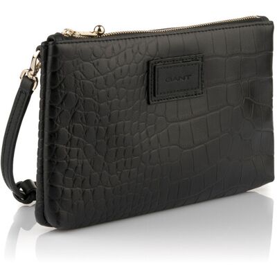 CROSSBODY GANT CROCO CROSSBODY BAG BLACK female CROSSBODY GANT CROCO CROSSBODY BAG BLACK female