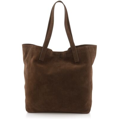 KABELKA GANT SUEDE TOTE BAG MAHOGANY BROWN female KABELKA GANT SUEDE TOTE BAG MAHOGANY BROWN female