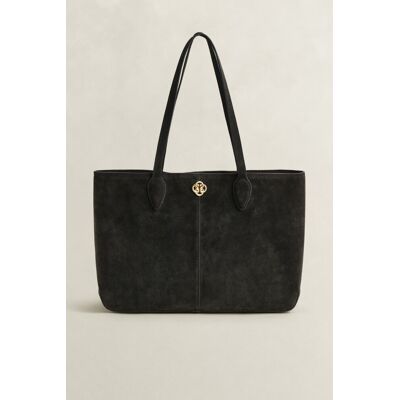 TAŠKA GANT SUEDE TOTE BAG DEEP BROWN female TAŠKA GANT SUEDE TOTE BAG DEEP BROWN female
