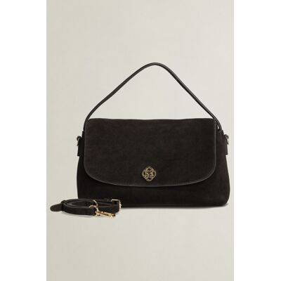 KABELKA GANT SUEDE SLOUCHY SHOULDER BAG DEEP BROWN female KABELKA GANT SUEDE SLOUCHY SHOULDER BAG DEEP BROWN female