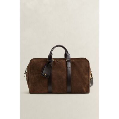 TAŠKA GANT SUEDE DUFFLE BAG SOIL BROWN male TAŠKA GANT SUEDE DUFFLE BAG SOIL BROWN male