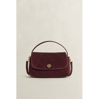CROSSBODY GANT SUEDE SLOUCHY SHOULDER BAG DARKENED WINE female CROSSBODY GANT SUEDE SLOUCHY SHOULDER BAG DARKENED WINE female