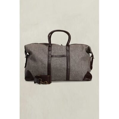 TRAVEL BAG GANT WOOL DUFFLE BAG MIST TAUPE male TRAVEL BAG GANT WOOL DUFFLE BAG MIST TAUPE male