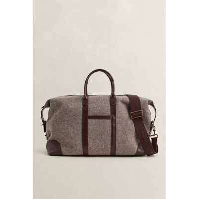 TRAVEL BAG GANT WOOL DUFFLE BAG MIST TAUPE male TRAVEL BAG GANT WOOL DUFFLE BAG MIST TAUPE male